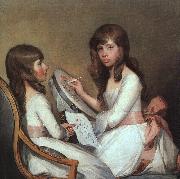 Gilbert Charles Stuart Miss Dick and her cousin Miss Forster Germany oil painting artist